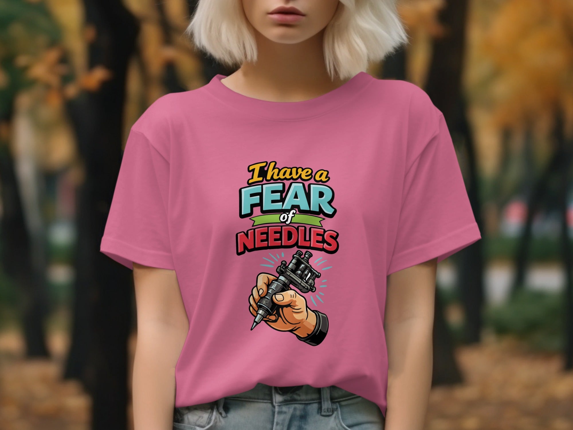 I Have a Fear of Needles Graphic T-Shirt