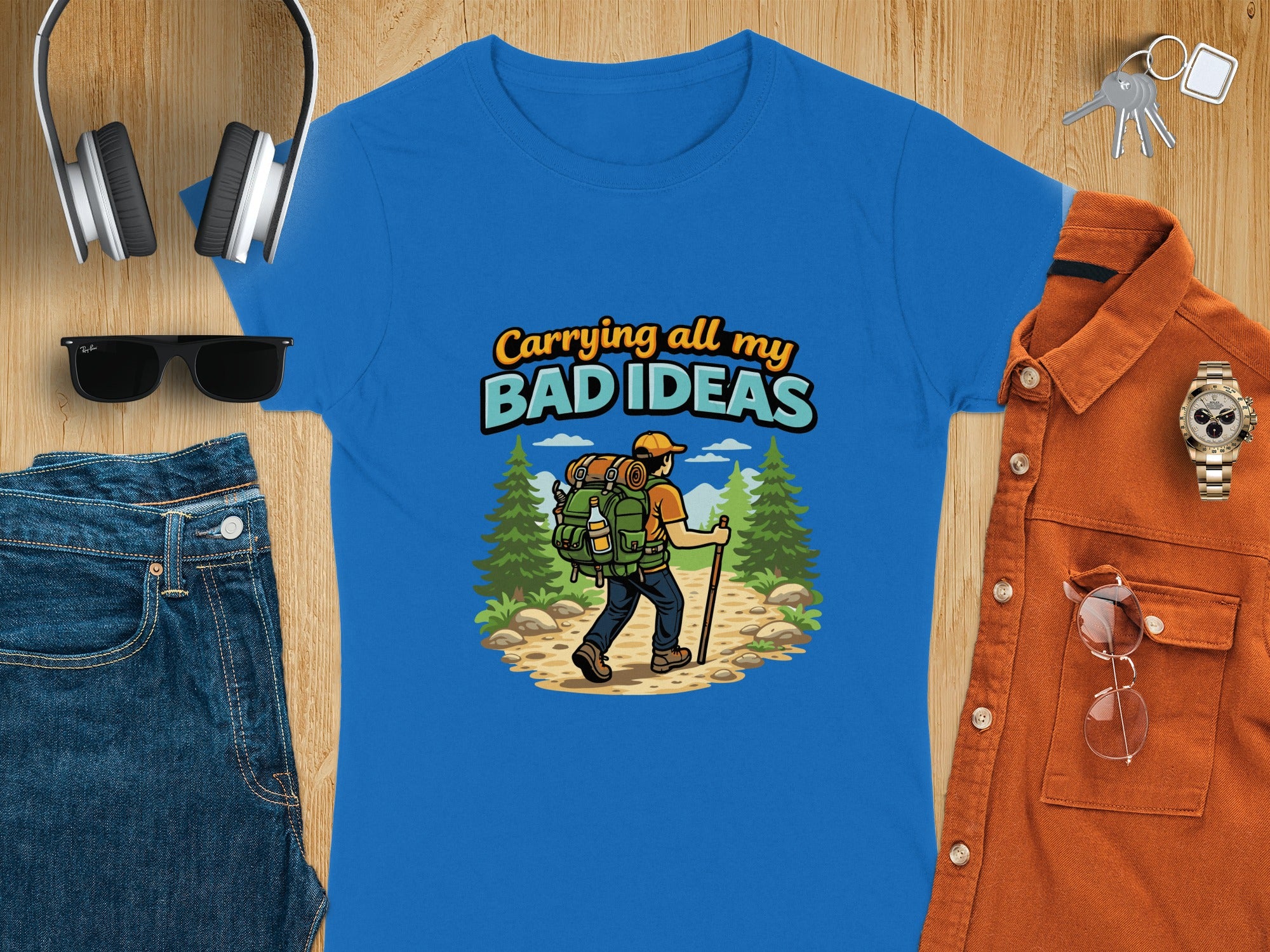 Carrying All My Bad Ideas Graphic T-shirt