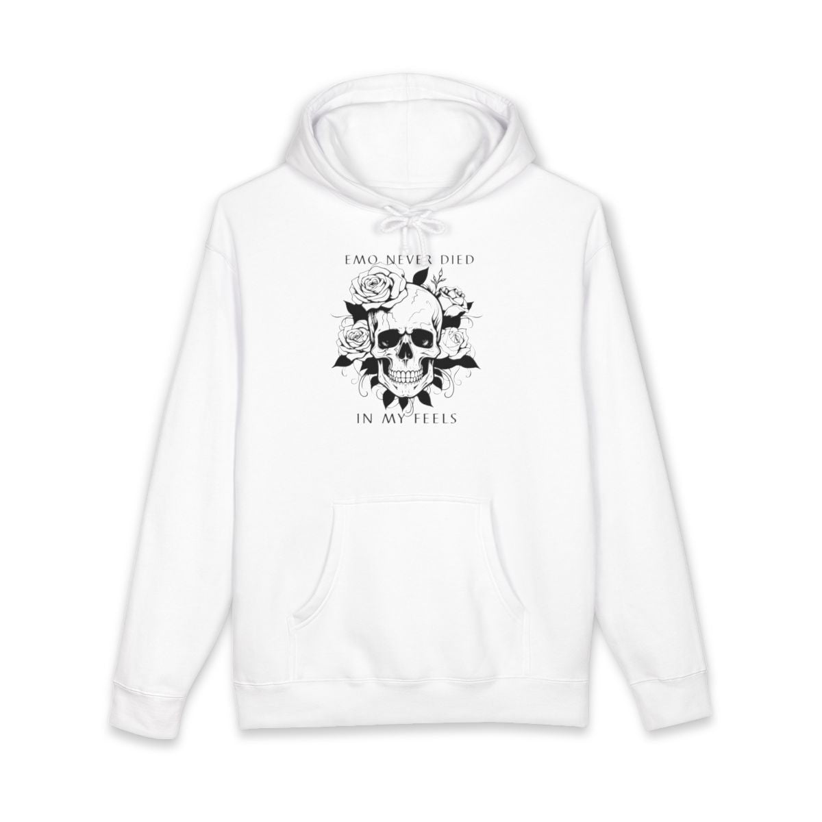 Emo Never Died In My Feels Skull Hoodie Product