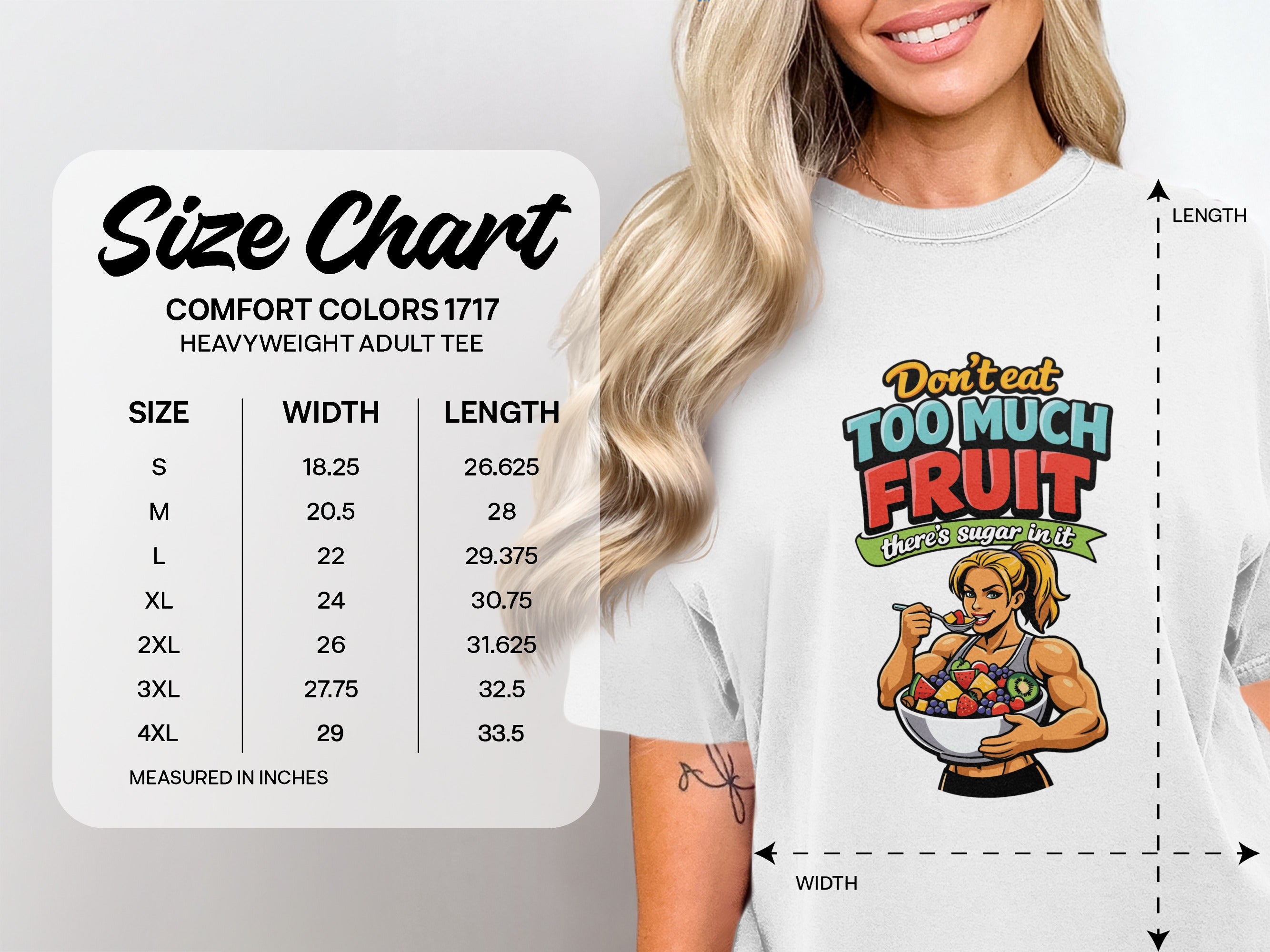 Don't Eat Too Much Fruit Funny Tee