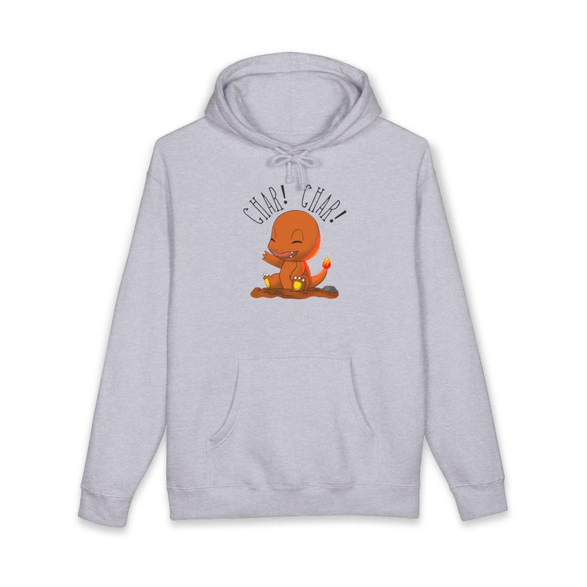 Char Char Cute Cartoon Hoodie for Fans of Fire Creatures