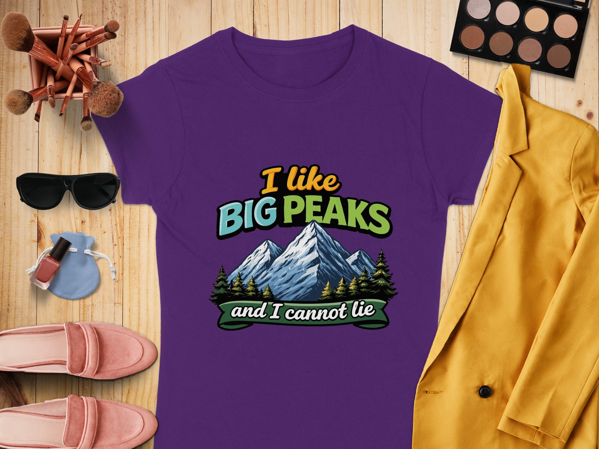 I Like Big Peaks And I Cannot Lie Graphic Tee