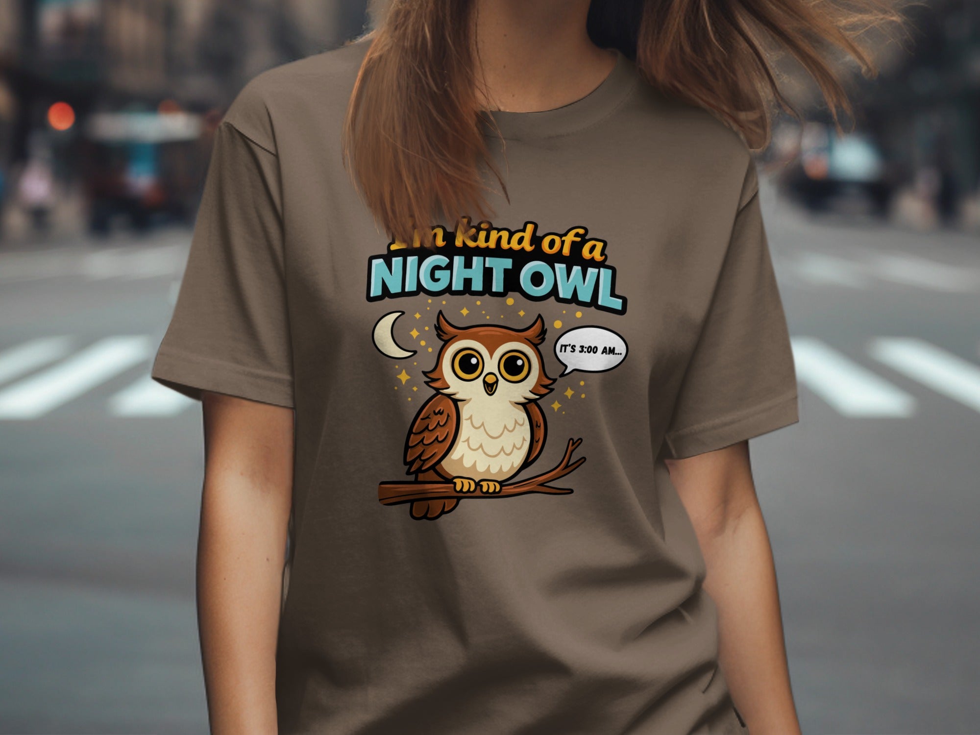 I'm Kind of a Night Owl It's 3:00 AM Owl Shirt